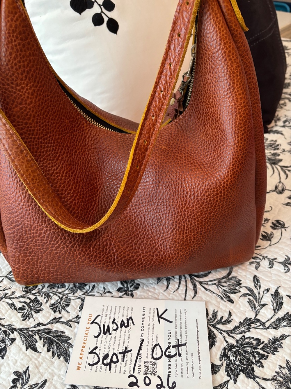 Portland Leather Goods Large Aspen in Sienna